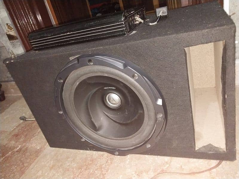 Amp sub woofer baser kenwood 3