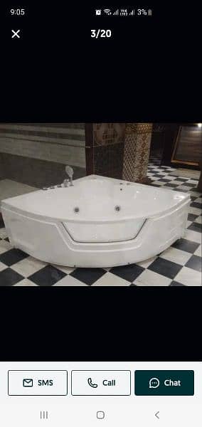 Bathroom Jacuzzi/bath tub/bathroom pvc and Corian vanity 5