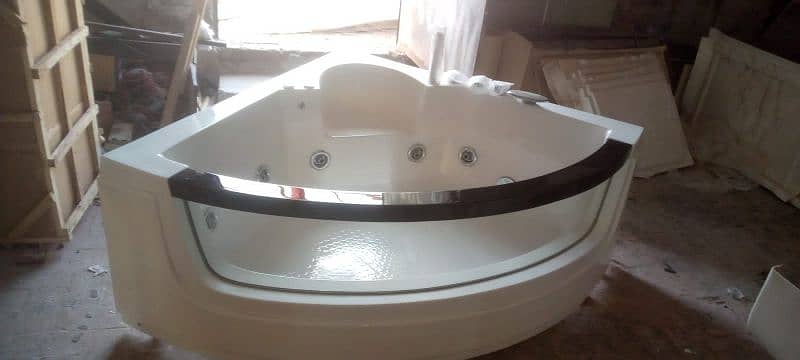 Bathroom Jacuzzi/bath tub/bathroom pvc and Corian vanity 6