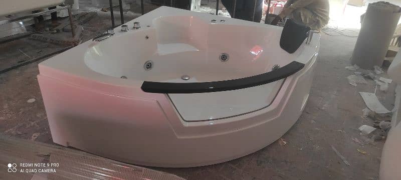 Bathroom Jacuzzi/bath tub/bathroom pvc and Corian vanity 8