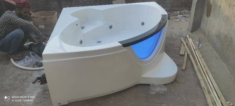 Bathroom Jacuzzi/bath tub/bathroom pvc and Corian vanity 13