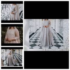 latest pink bridal tail walima/nikkah Maxi and dopata 50% off