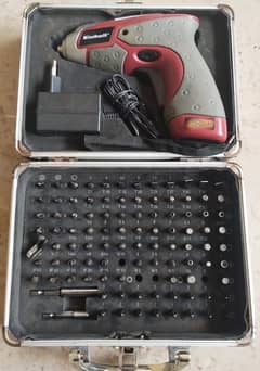 New EINHELL cordless Screw Driver 100 bits & metal Briefcase (Germany)