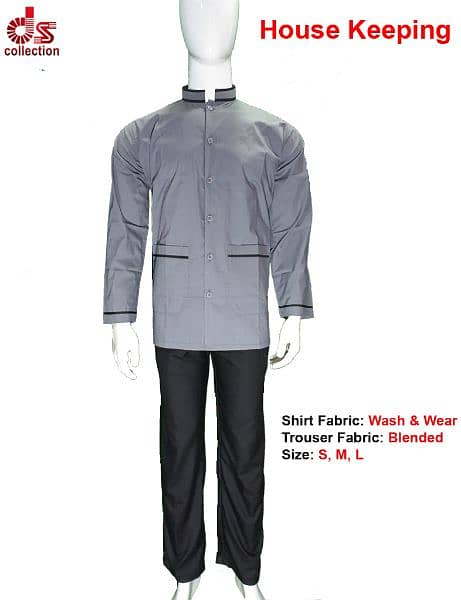 House keeping Peon Uniform worker staff dress servant suit 3