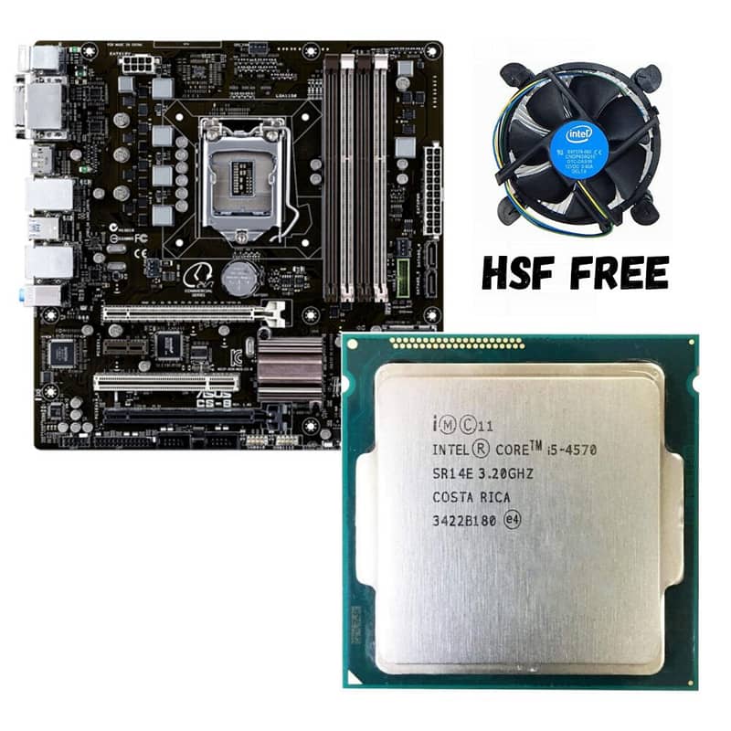 Gaming & Encoding system for  pro i5 4rth Gen Asus 4 ram motherB+8gb r 7