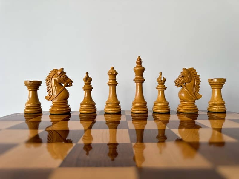 elegant Wooden Chess 10