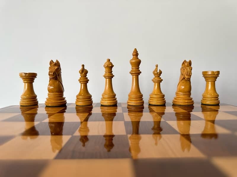 elegant Wooden Chess 11