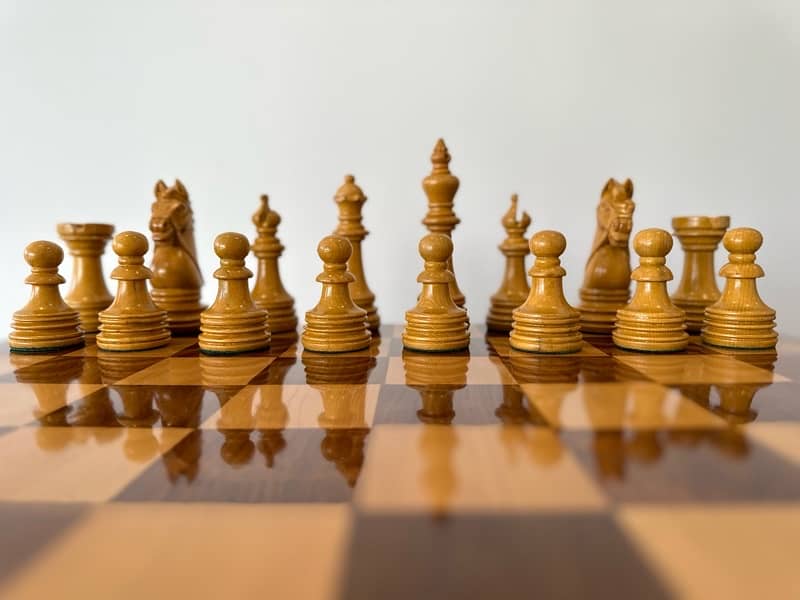 elegant Wooden Chess 16