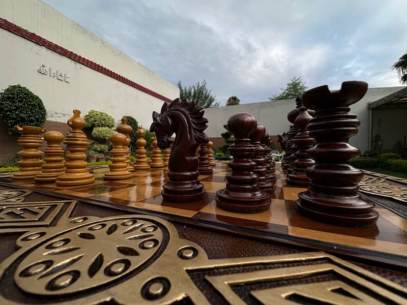 Handcrafted Wooden Chess 6