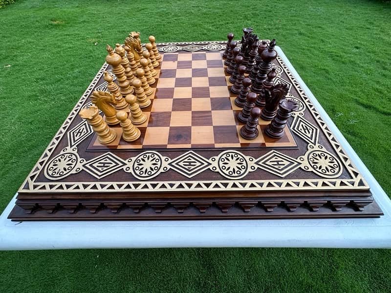 Handcrafted Wooden Chess 7