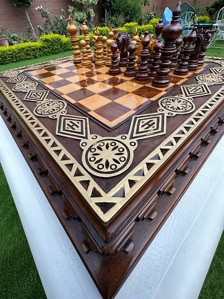 Handcrafted Wooden Chess 8