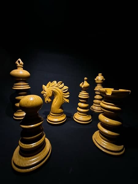 Handcrafted Wooden Chess 14