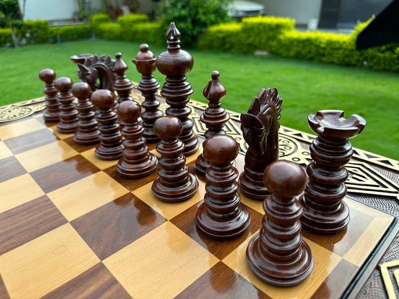 Handcrafted Wooden Chess 17