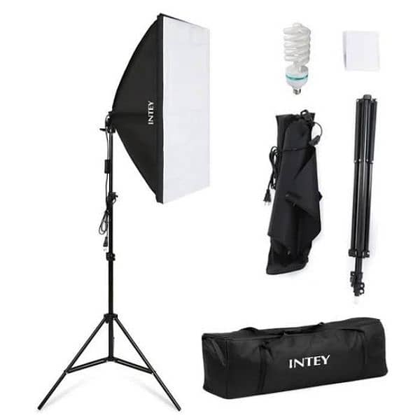 Intey Softbox Kit For Continuous Photography / Video Lighting 0