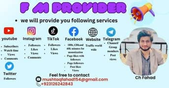 Social Media services Available 0