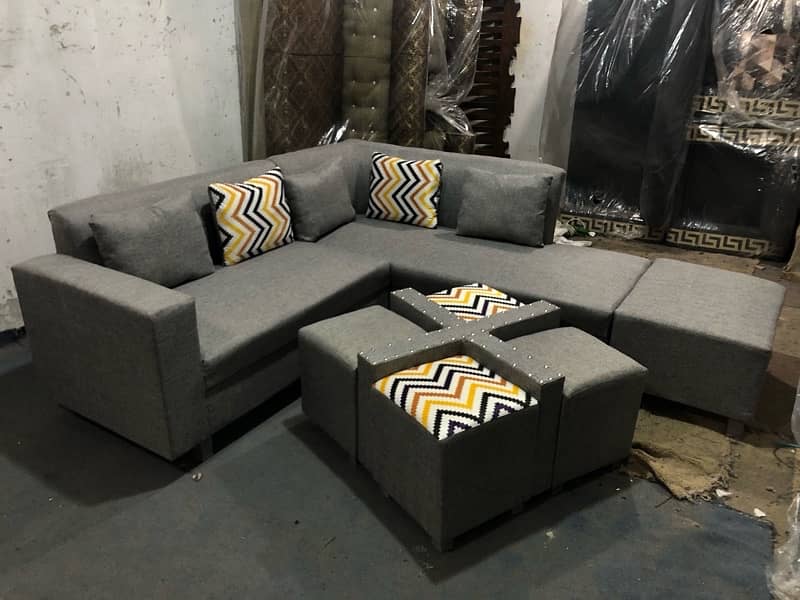 L shape 7 seater sofa set / sofa set / sofa / Furniture 14