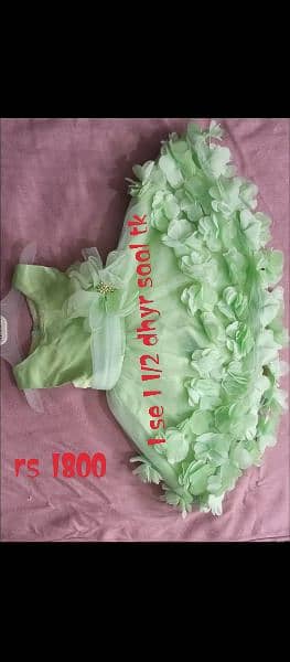 wedding kids baby girl frock frok long tail fairy party formal 10