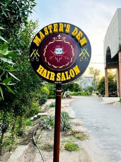 heavy running business for sale "MASTER'S DEN"  HAIR SALON
