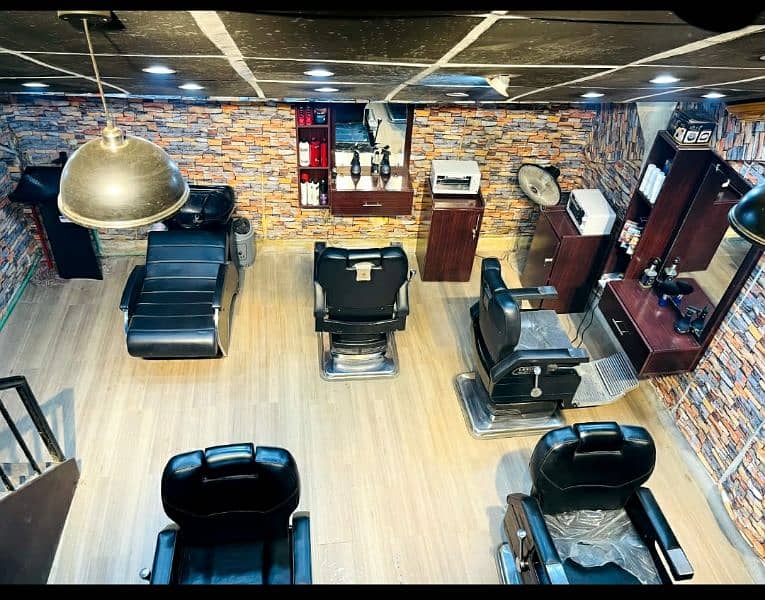 heavy running business for sale "MASTER'S DEN"  HAIR SALON 10