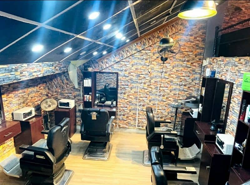 heavy running business for sale "MASTER'S DEN"  HAIR SALON 13