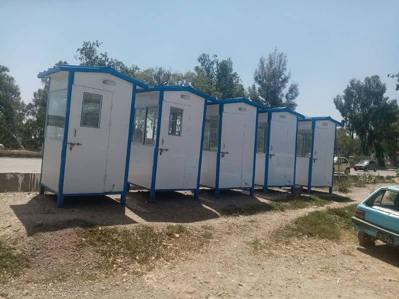 security guard cabin guard rooms and portable washroom toilet 3