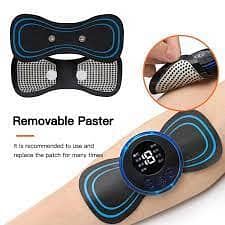 EMS Mini Body Massager Pulse Neck Pain Relief EMS Butterfly Body Massa 3