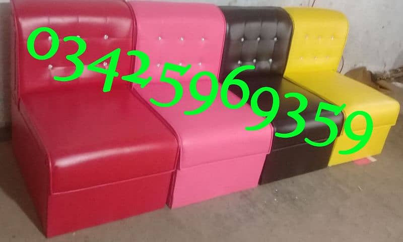 single sofa waiting seat office cafe parlour furniture table chair use 2
