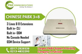 Genuine Chinese PABX (3+8) (1 Year Warranty)