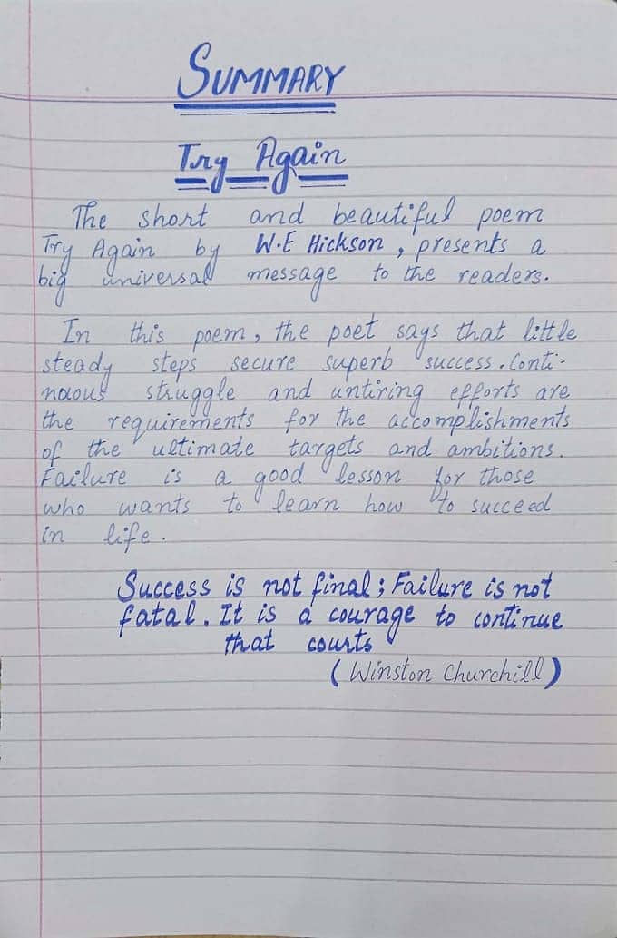 Hand writing assignment work 1