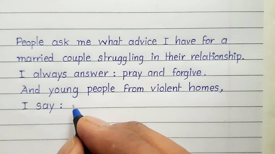 Hand writing assignment work 8