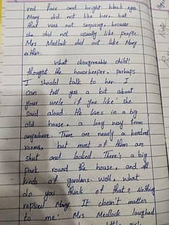 Hand writing assignment work 16