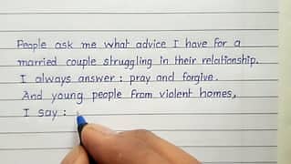Hand writing assignment work 18