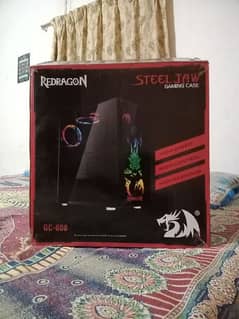Redragon Steeljaw RGB  Gaming Case New Condition Model:GC608 WithRemot