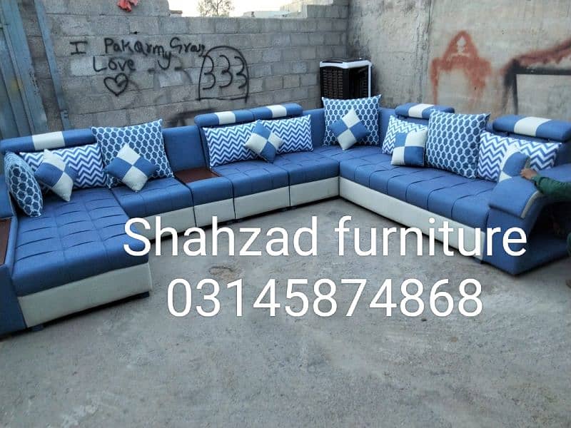 new l shape u shape sofa set 14