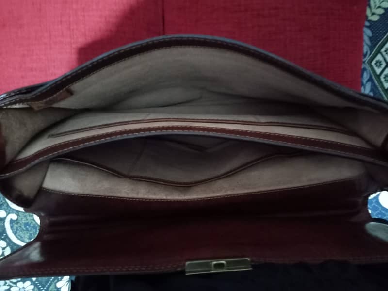 ORIGINAL PICARD  LEATHER  LAPTOP MASSENGER BAG MADE IN GERMANY 11