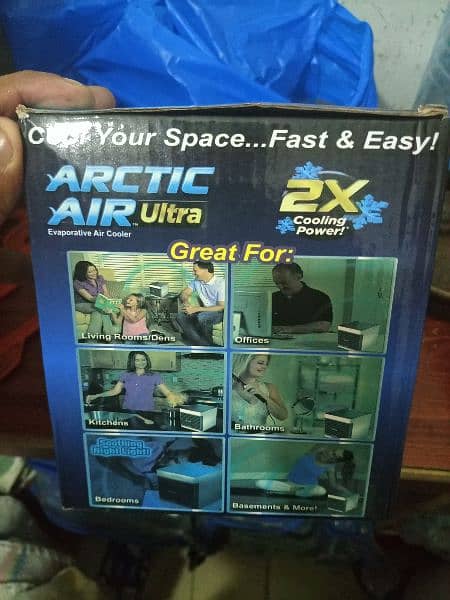 Arctic Mini Air Cooler Conditioning Table Fan PortableWaterAir Student 9