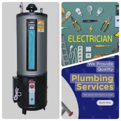 Electrician plumber geyser installation and repair