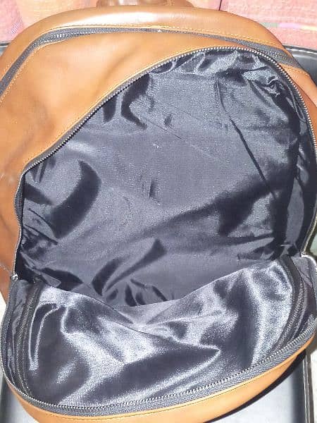 Outfitters Univ Student/Laptop/Travel - Brand New Leather Backpack 1