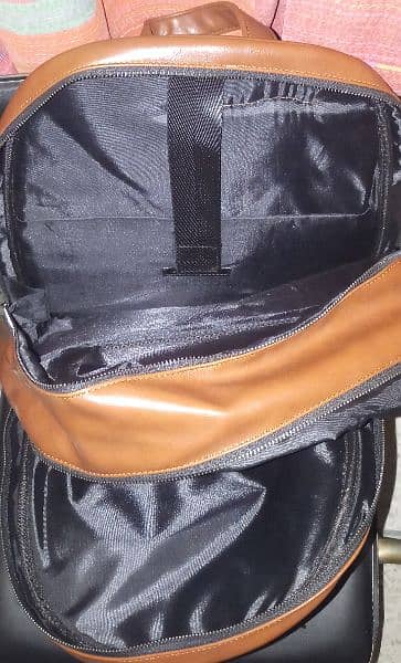 Outfitters Univ Student/Laptop/Travel - Brand New Leather Backpack 2