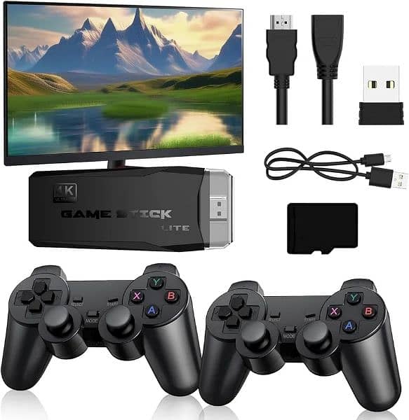 2.4G Wireless Controller Gamepad Lite - 4K Ultra HD Game Stick New 3