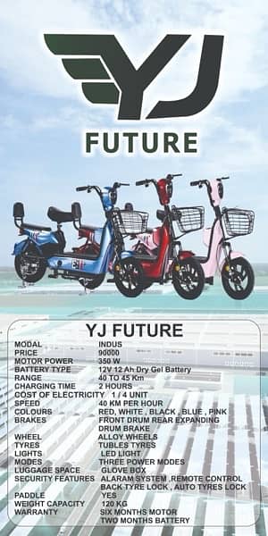 Electric Scooty at Factory Price YJ Future 15