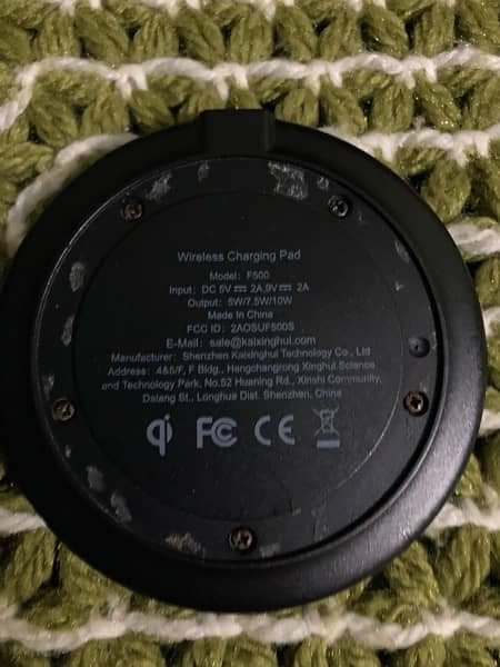 Wireless Charger Pad : Model : F500 : Fast Charger 1