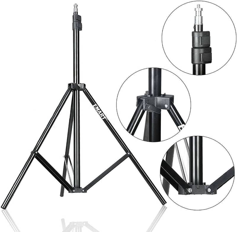 Tripod Stand 7 foot 2.1 meter adjustable height professional 7foot 7ft 6
