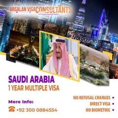 SAUDI ARABIA 1 YEAR MULTIPLE ENTERY VISA AVAILABLE 0