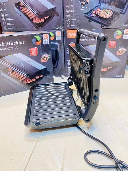 RAF ORIGINAL PANINI GRILL MAKER GRILL SANDWICH BURGER STEAKS VEGGIE 5