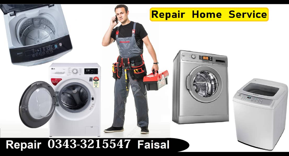 Expert Repair Fully Automatic Washing Machine Home Service All Karachi 1