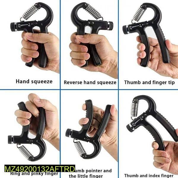 Adjustable rubber hand gripper 5