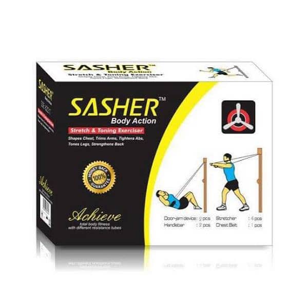 Sasher body action exercise kit home gym personal body fitness 0