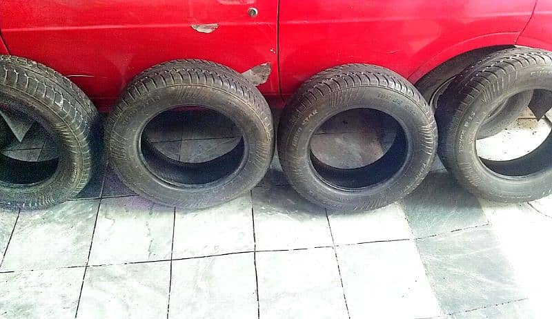 EURO STAR TYRES 195/65/R15 SIZE FOR CAR ALMOST NEW. 7