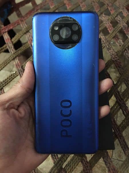Poco x3 nfc ram 6 room 128 box with fast charger 3
